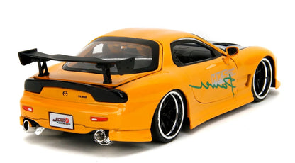 Mazda RX-7 HKS Tuned JDM Tuners Yellow 1993 - 1/24 Scale - Jada - JAD35957