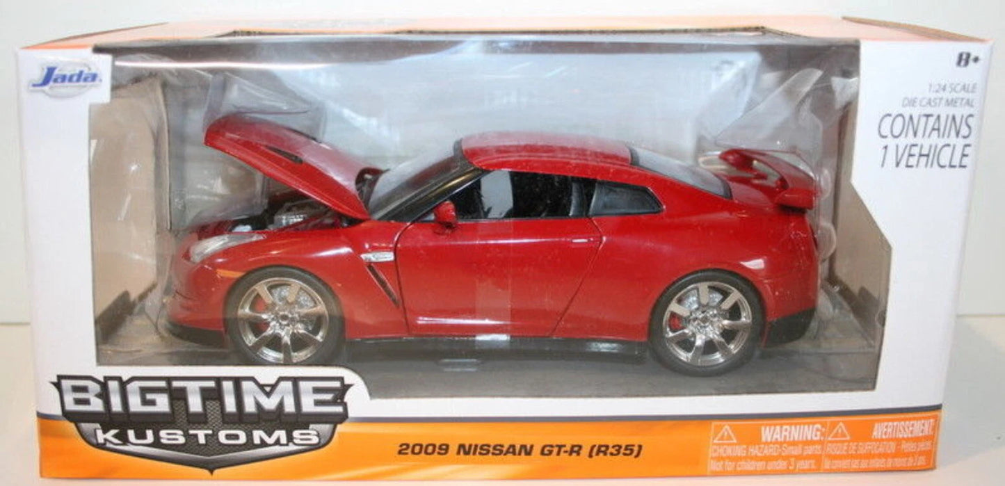 Nissan GT-R (R35) Red Bigtime Kustoms 2009 - 1/24 Scale - Jada - JAD96811R
