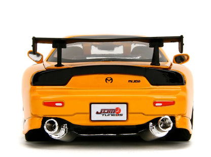 Mazda RX-7 HKS Tuned JDM Tuners Yellow 1993 - 1/24 Scale - Jada - JAD35957