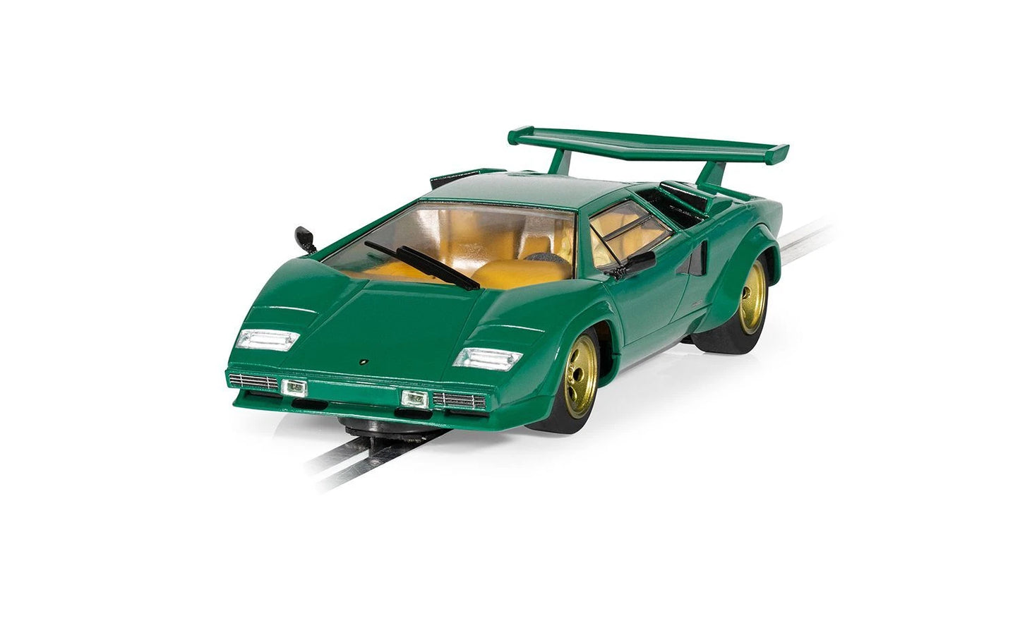 Lamborghini Countach Verde Pino 1/32 Scale Scalextric SCAC4500