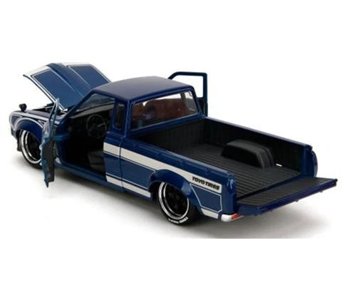 Datsun 620 Pickup truck JDM Tuners Blue 1972 - 1/24 Scale - Jada - JAD35953