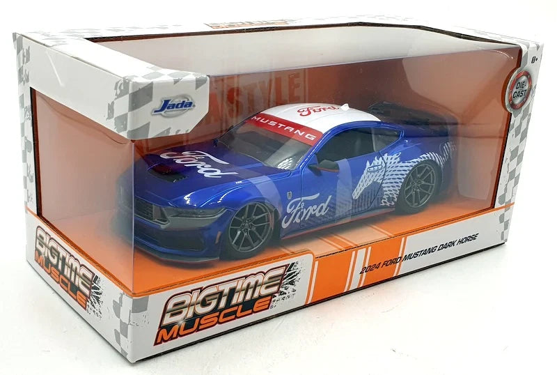 Ford Mustang Dark Horse BTM Blue 2024 - 1/24 Scale - Jada - JAD35419