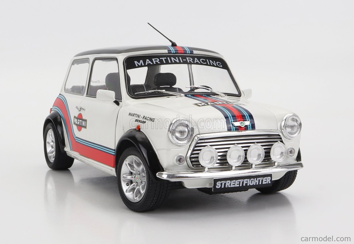 Mini Cooper Sport Martini Evocation 1998 White 1/18 Solido S180610