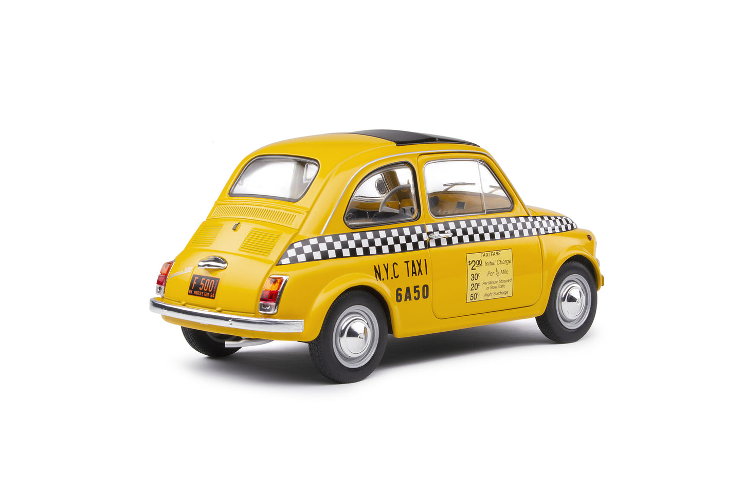 Fiat500 NYC Yellow 1965 1/18 Solido S1801407