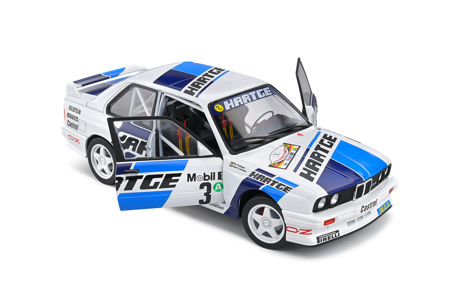 BMW E30 M3 Gr. A – Adac Rally Deutchland – 1990 – #3 I.CARLSSON/ P.CARLSSON 1/18 Solido S1801514