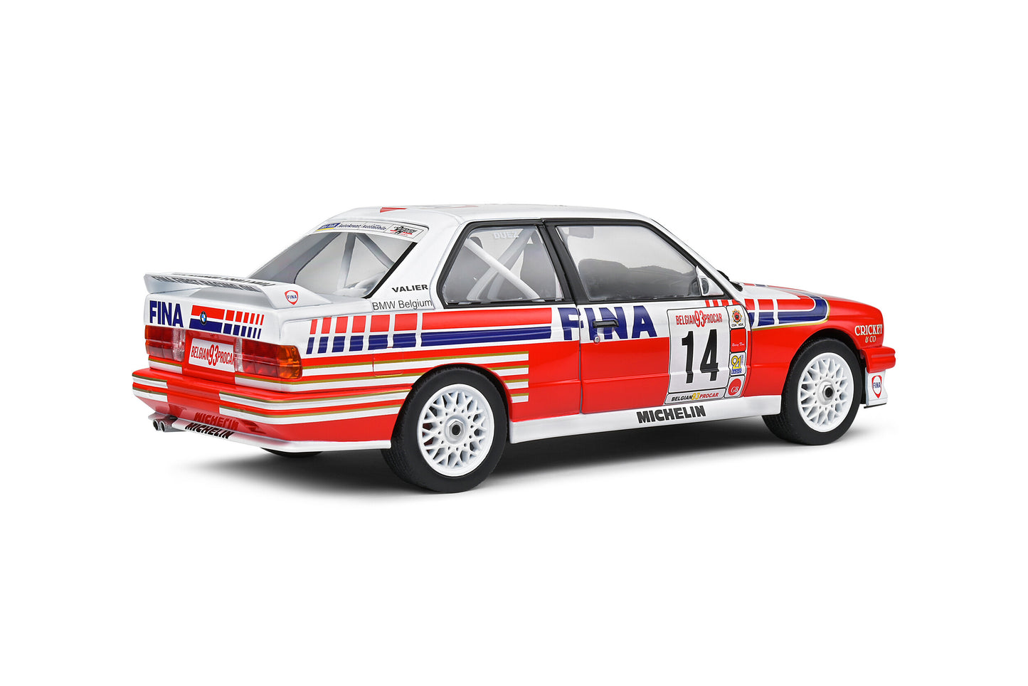 BMW E30 M3 Belgium Procar 1993 #14 Duez 1/18 Solido S1801523