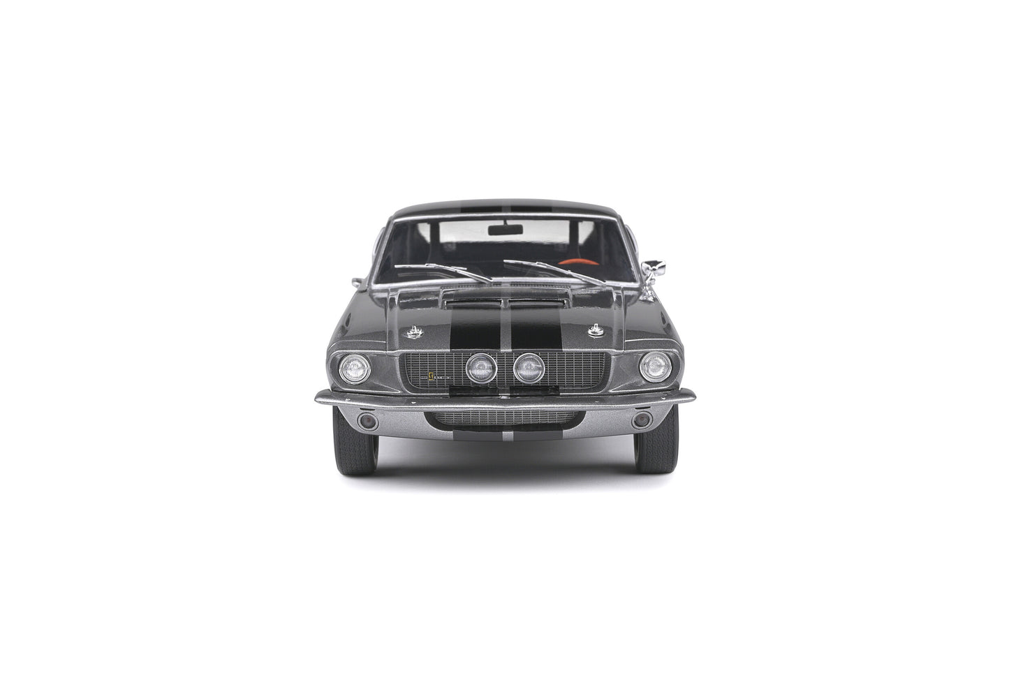 Shelby GT500 Grey & Black Stripes 1967 1/18 Solido S1802905