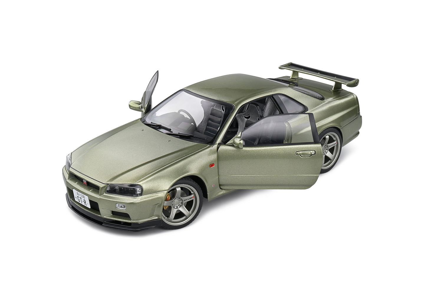 Nissan GT-R (R34) Green Metallic 1999 1/18 Solido S1804308