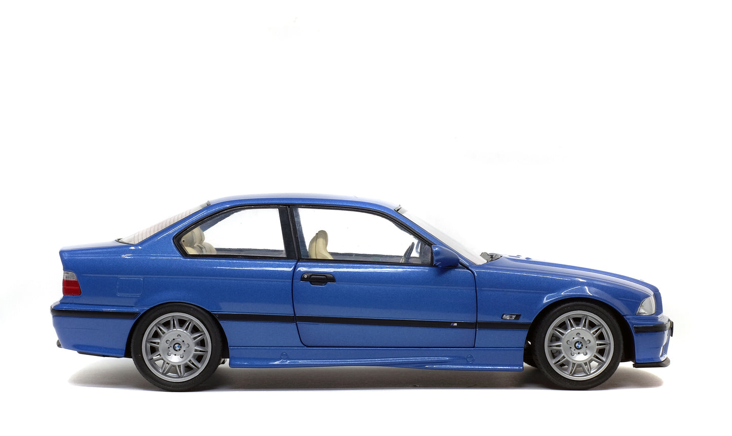 BMW E36 Coupé M3 – Bleu Estoril – 1990 1/18 Solido S1803901