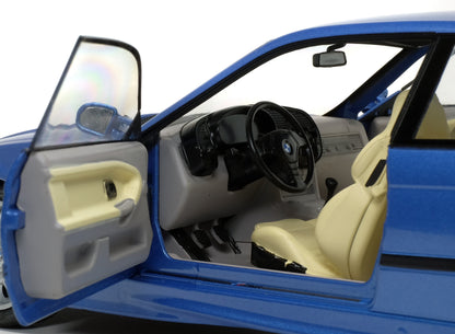 BMW E36 Coupé M3 – Bleu Estoril – 1990 1/18 Solido S1803901