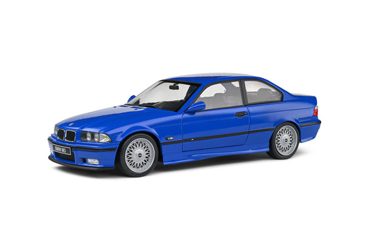 BMW E36 M3 Coupé – Santorin Blue – 1996 1/18 Solido S1803912