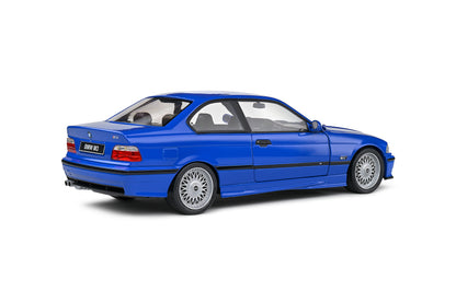 BMW E36 M3 Coupé – Santorin Blue – 1996 1/18 Solido S1803912