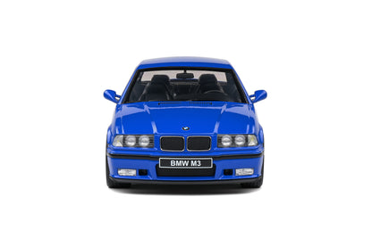 BMW E36 M3 Coupé – Santorin Blue – 1996 1/18 Solido S1803912