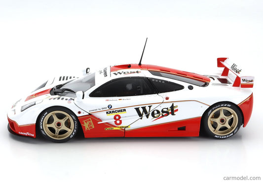 McLaren F1 GTR Short Tail #8 BPR GT Championship 1995 Nielsen, Bscher 1/18 Solido S1804107