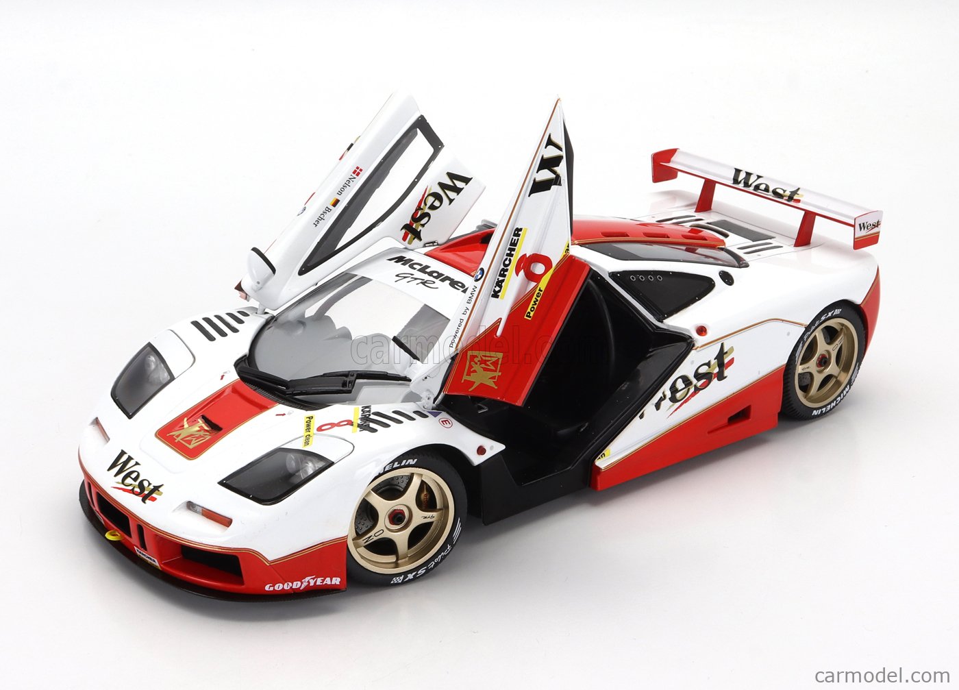 McLaren F1 GTR Short Tail #8 BPR GT Championship 1995 Nielsen, Bscher 1/18 Solido S1804107
