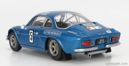 Alpine A110 1600S Olympia Rally 1972 – J.P. Nicolas/ J. Todt 1/18 Solido S1804205