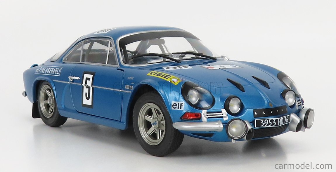 Alpine A110 1600S Olympia Rally 1972 – J.P. Nicolas/ J. Todt 1/18 Solido S1804205