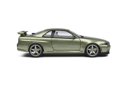Nissan GT-R (R34) Green Metallic 1999 1/18 Solido S1804308