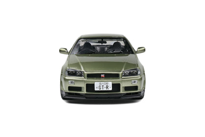 Nissan GT-R (R34) Green Metallic 1999 1/18 Solido S1804308