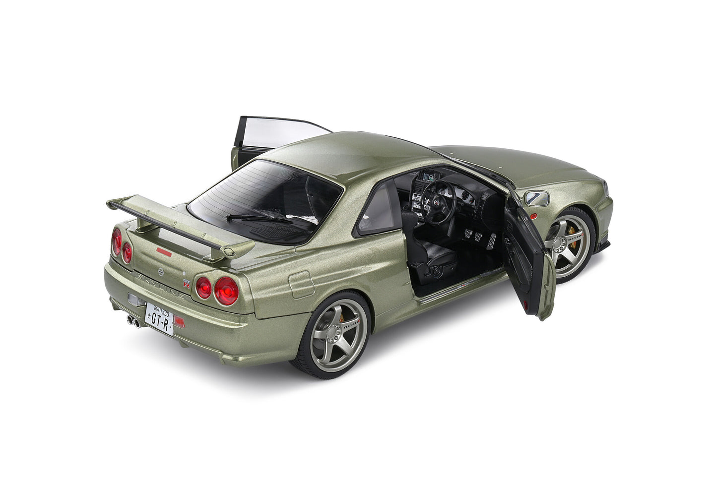 Nissan GT-R (R34) Green Metallic 1999 1/18 Solido S1804308