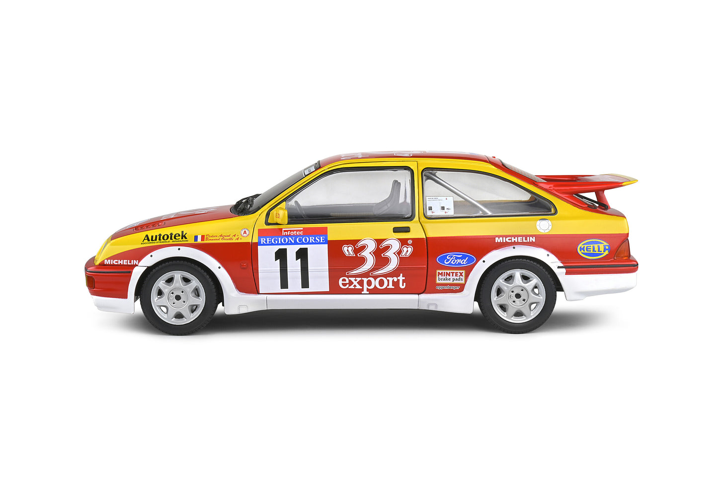Ford Sierra Cosworth RS – Tour de Corse – 1987 – #11 Auriol/Occelli1/18 Solido S1806103