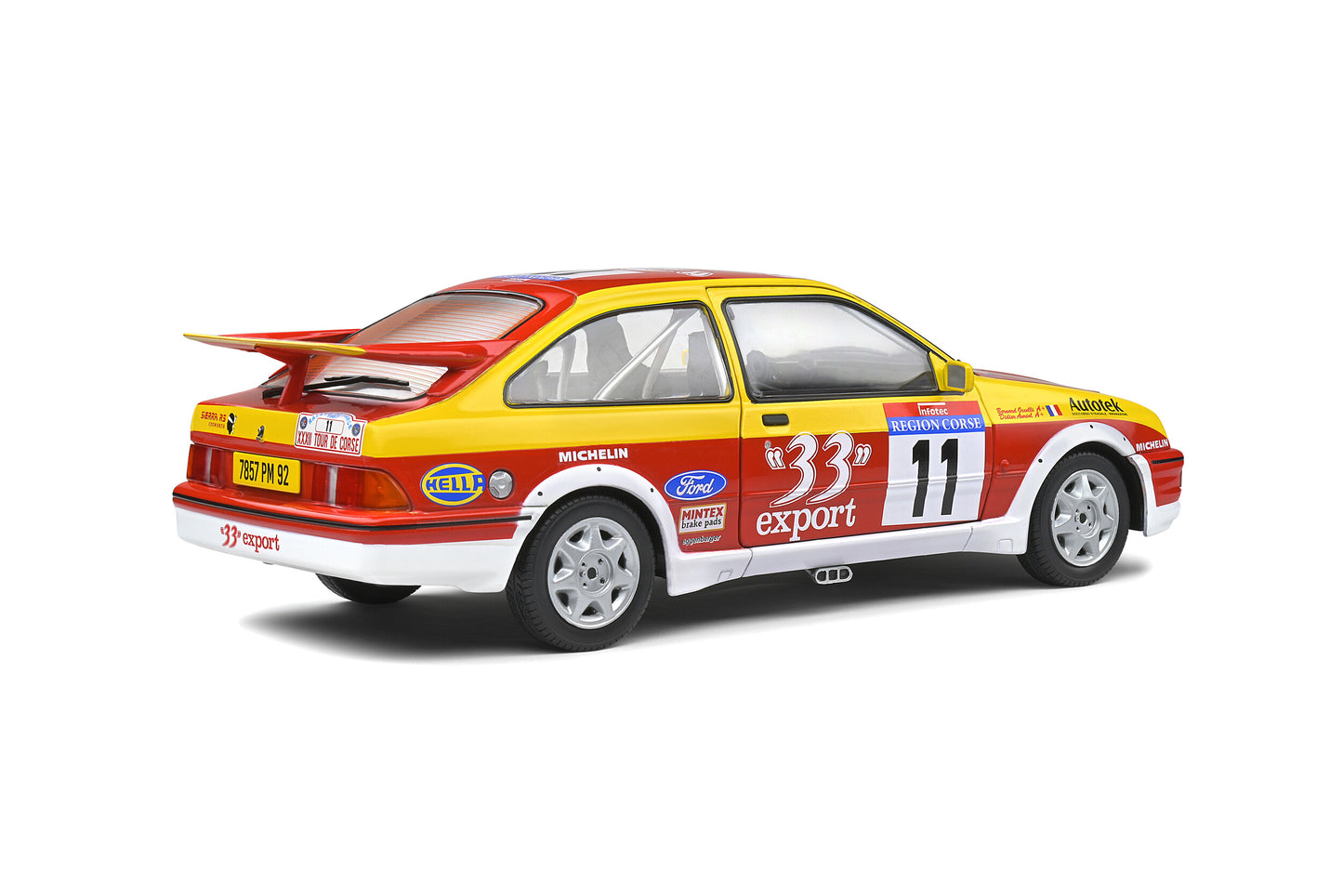 Ford Sierra Cosworth RS – Tour de Corse – 1987 – #11 Auriol/Occelli1/18 Solido S1806103