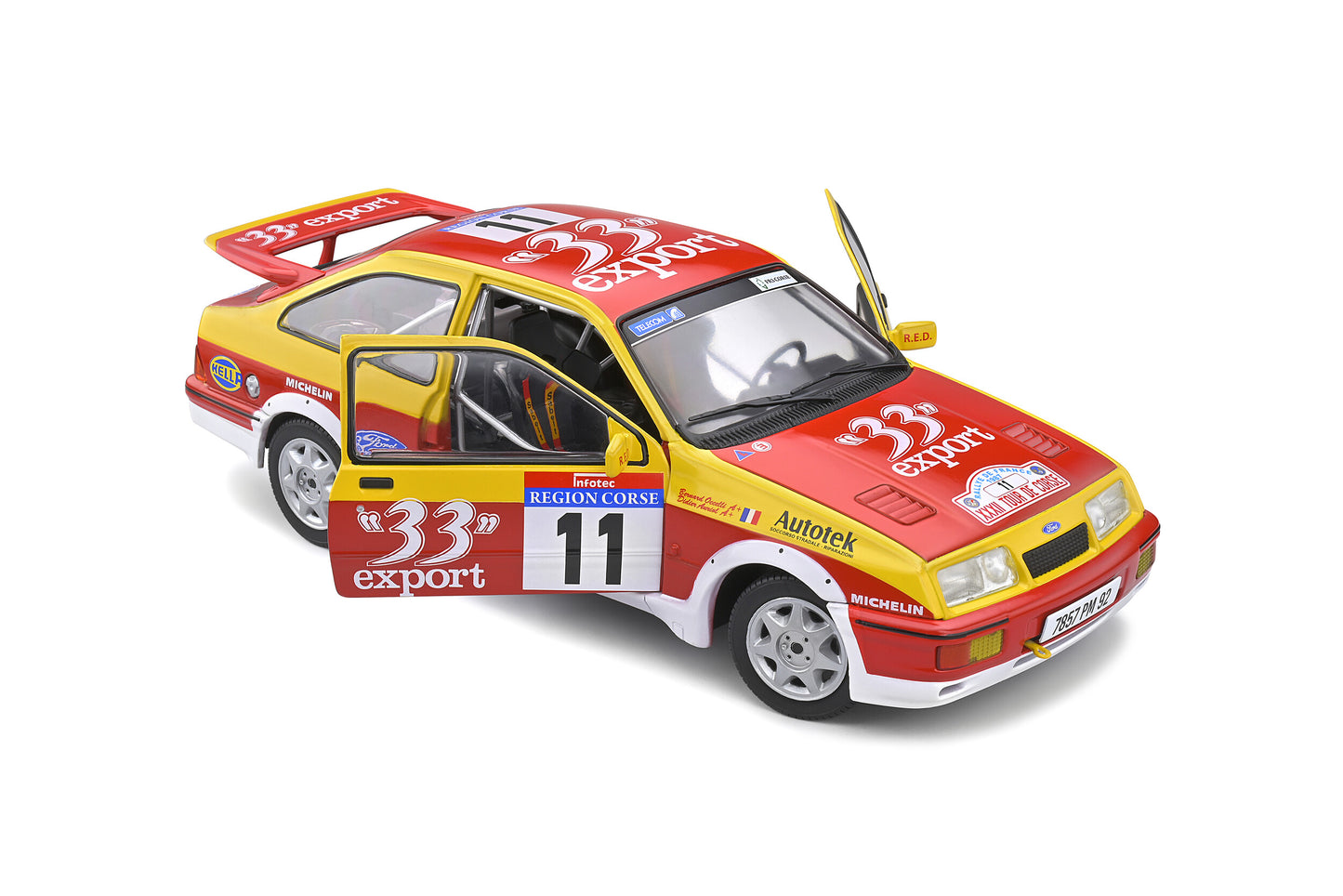 Ford Sierra Cosworth RS – Tour de Corse – 1987 – #11 Auriol/Occelli1/18 Solido S1806103