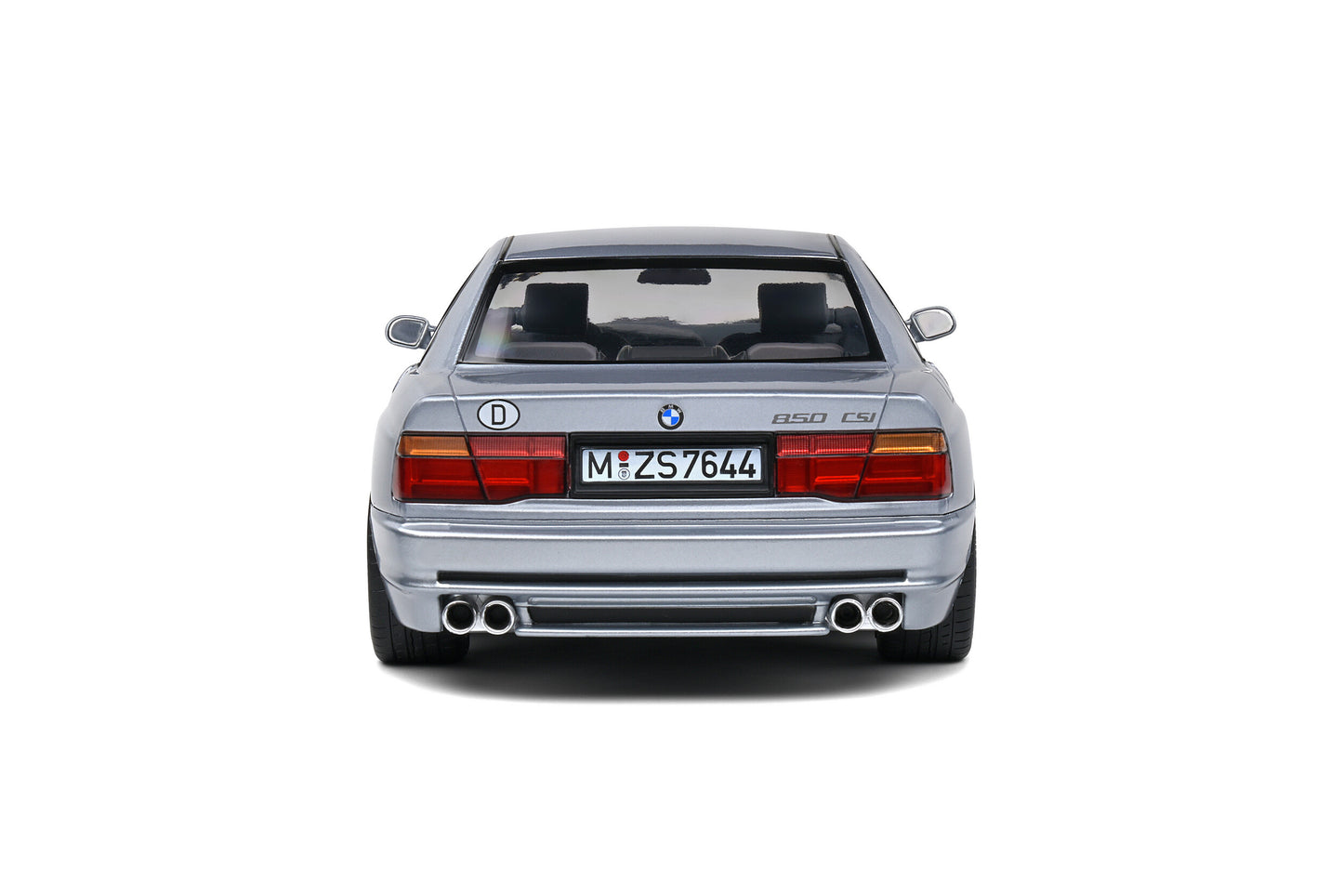 BMW 850 (E31) CSI – Arktissilber Met – 1992 1/18 Solido S1807004