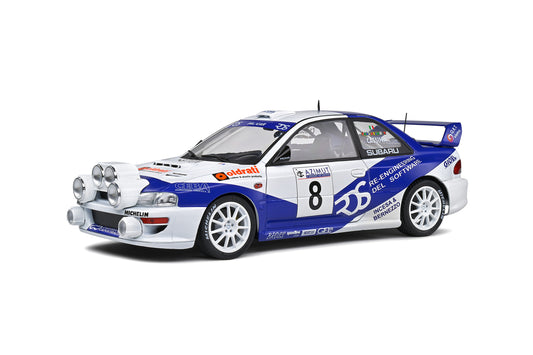 Subaru Impreza S5 WRC99 – Rally Azimut Di Monza – 2000 – #8 V.Rossi / C.Cassina 1/18 Solido S1807403
