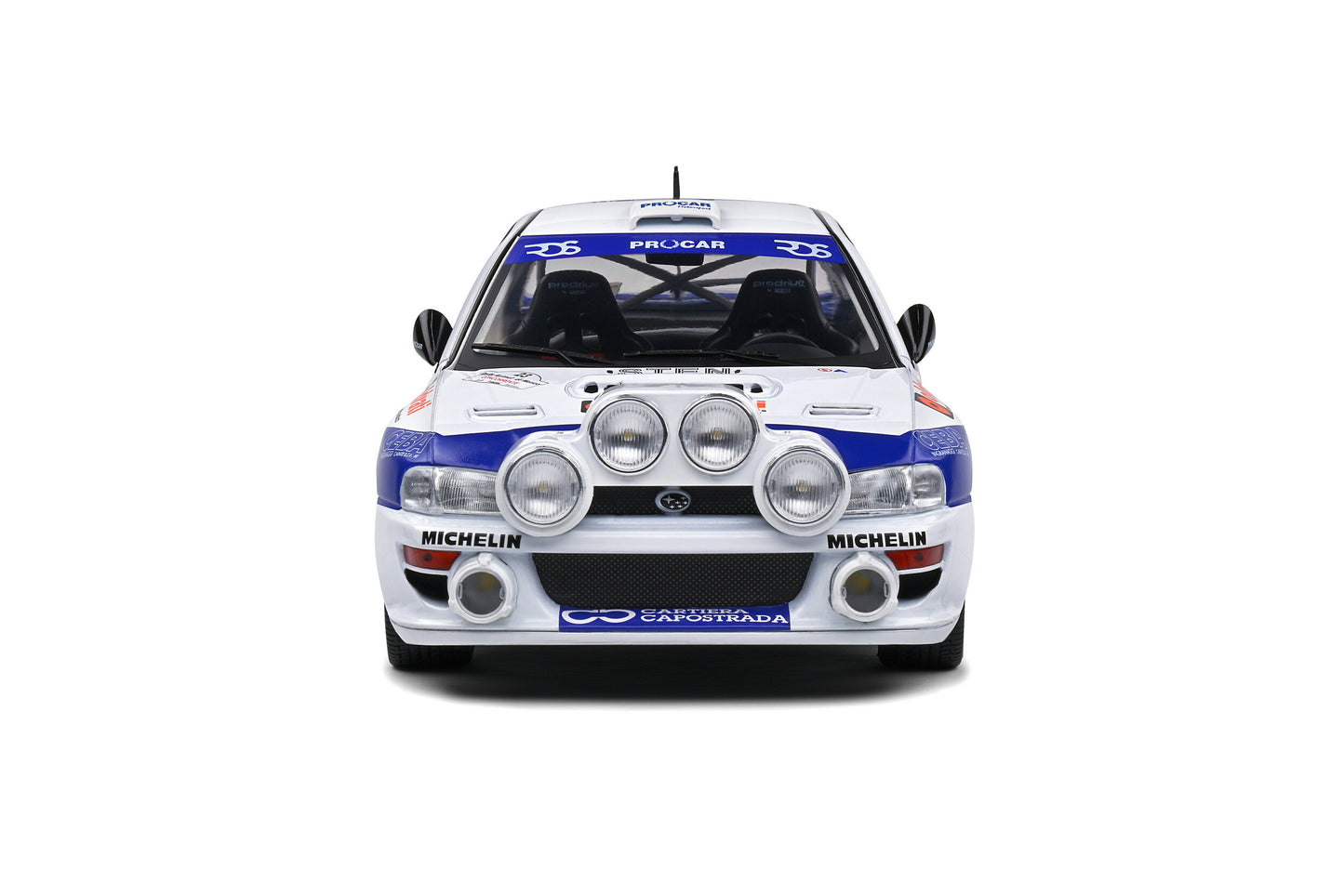 Subaru Impreza S5 WRC99 – Rally Azimut Di Monza – 2000 – #8 V.Rossi / C.Cassina 1/18 Solido S1807403