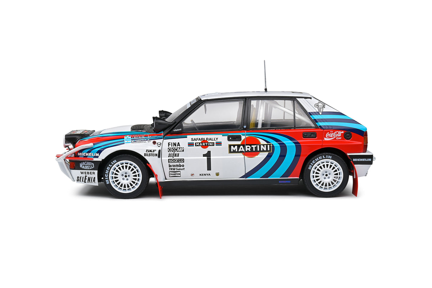 Lancia Delta HF Integrale – Safari Rallye Kenya – 1991 – #1 Recalde / Christie 1/18 Solido S1807803