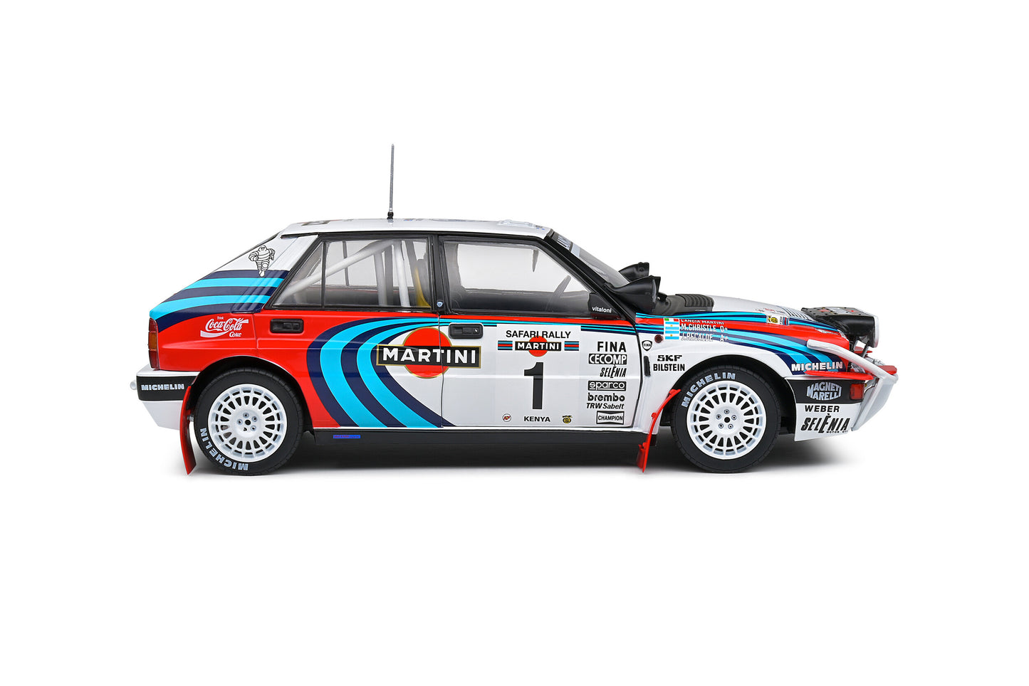 Lancia Delta HF Integrale – Safari Rallye Kenya – 1991 – #1 Recalde / Christie 1/18 Solido S1807803