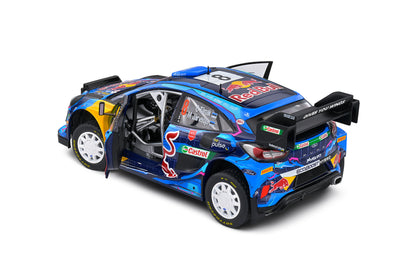Ford Puma Rally1 Hybrid – Rally Suede – 2023 – #8 Tanak 1/18 Solido S1809503