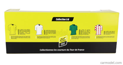 Set of 4 Tour de France Cyclists Bike jerseys 1/18 Solido S1809906