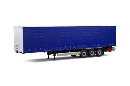Tarpolin Trailer Blue 1/24 Solido S2400504