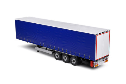 Tarpolin Trailer Blue 1/24 Solido S2400504