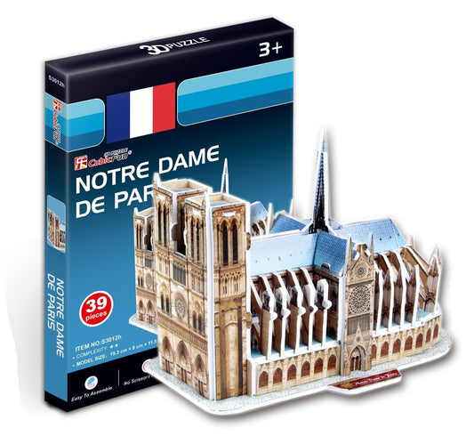 Notre Dame Paris (France) 39pcs  CubicFun CFS3012H