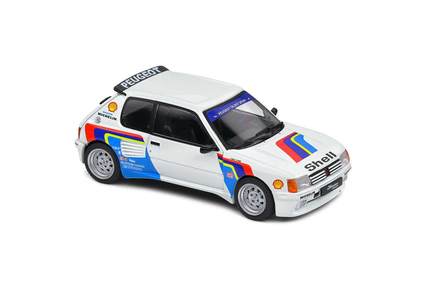 Peugeot 205 Dimma Rallye Tribute – White – 1992 1/43 Solido S4310805