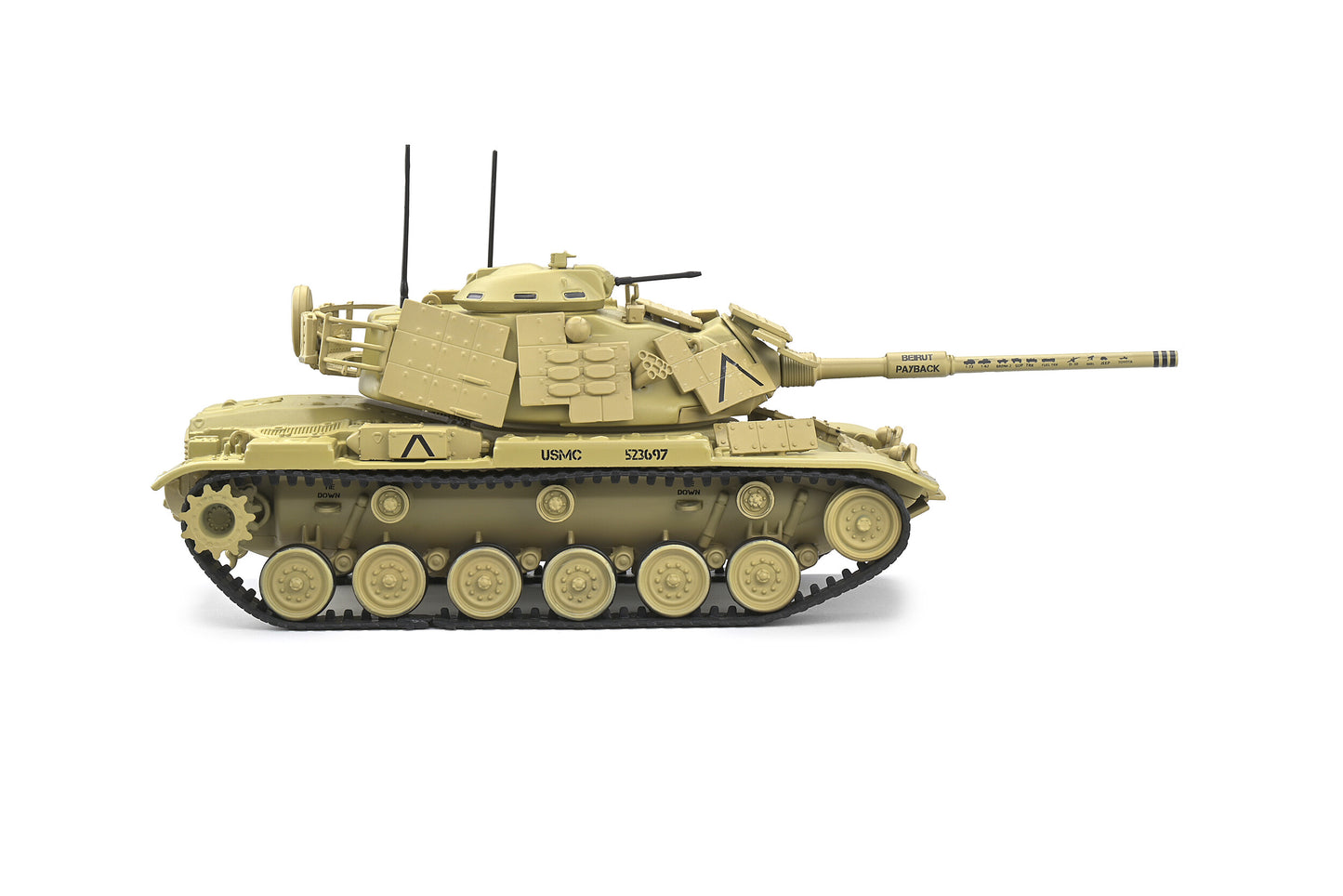 Chrysler Defense M60 A1 Tank USMC – Desert Camo – 1991 1/48 Solido S4800503
