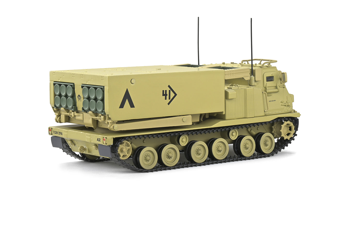 Vought Corporation M270/A1 Rocket Launcher 1st Cavalery Desert Storm 1991 1/48 Solido S4800603