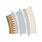Radius 4 Curve Inner Borders 22.5 Degrees x 4 - 1/32 Scale - Scalextric - SCAC8282