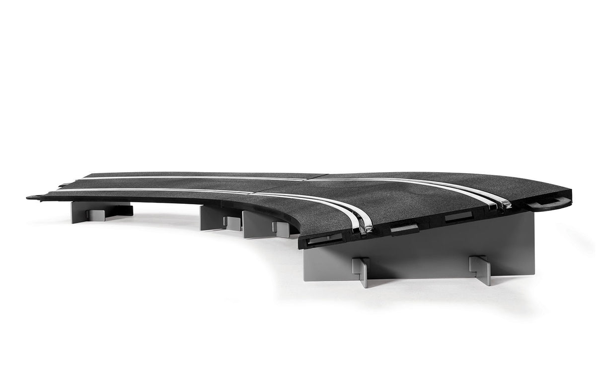 Radius 3 10' Banked Curve 45 Degrees x 2 - 1/32 Scale - Scalextric - SCAC8297