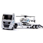 Police MAN Truck with Helicopter - 1/87 Scale Siku 1759
