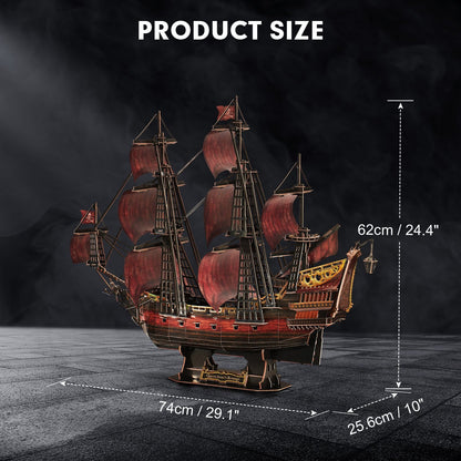 Queen Anne's Revenge 391pcs (Anniversary Red Ed.) CubicFun CFT4040H