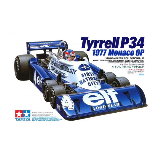 Tyrrell P34 Monaco GP1977 - 1/20 Scale Tamiya 20053