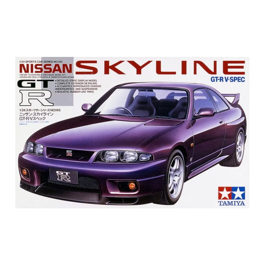 Nissan Skyline GT-R R33 V-Spec 1/24 Scale Tamiya 24145