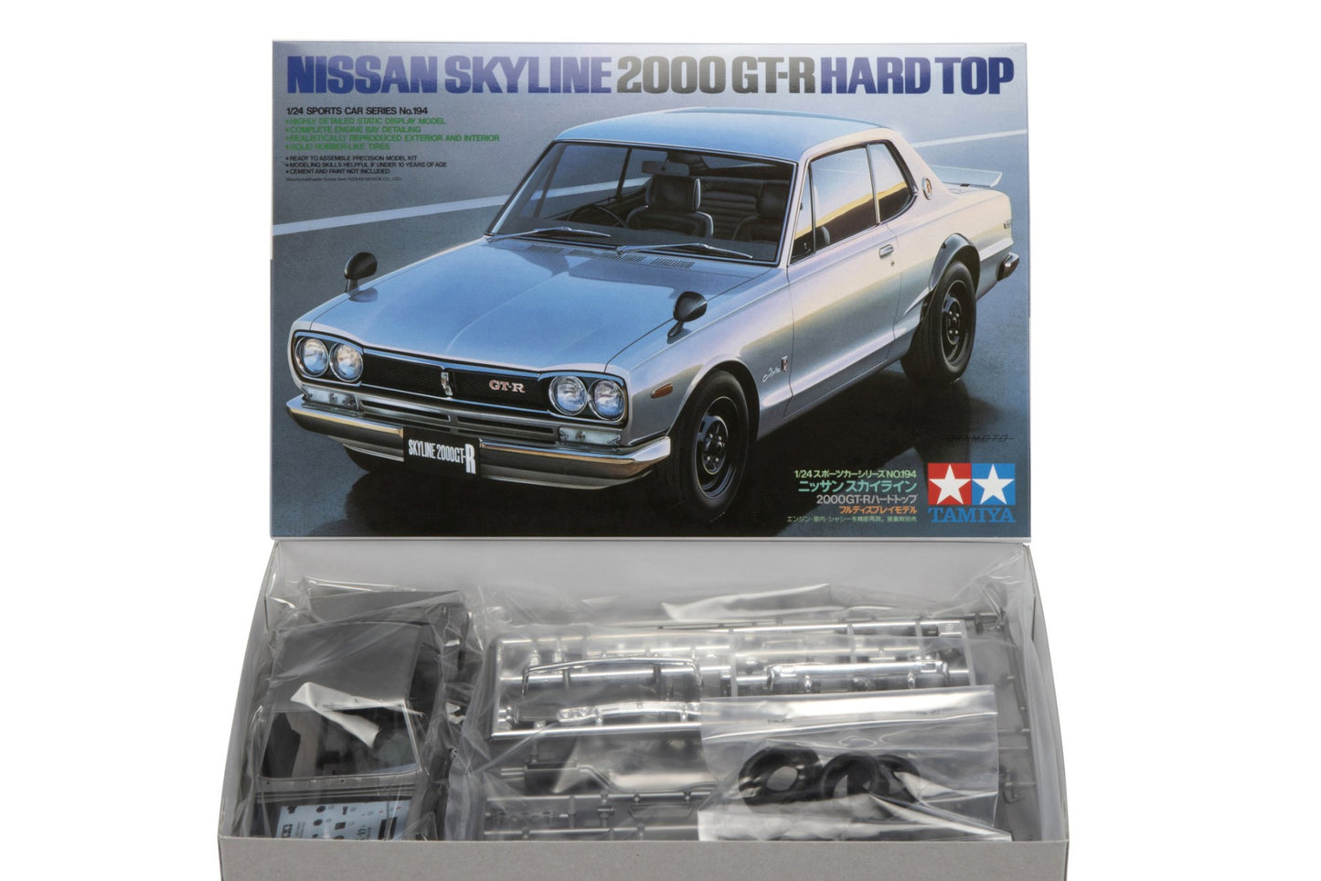 Nissan Skyline 2000 GT-R HardTop 1/24 Scale Tamiya 24194