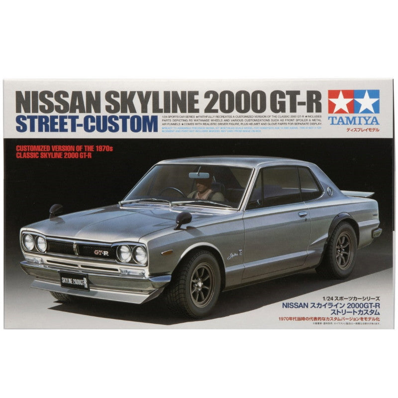 Nissan Skyline 2000 GT-R Street Custom 1/24 Scale Tamiya 24335