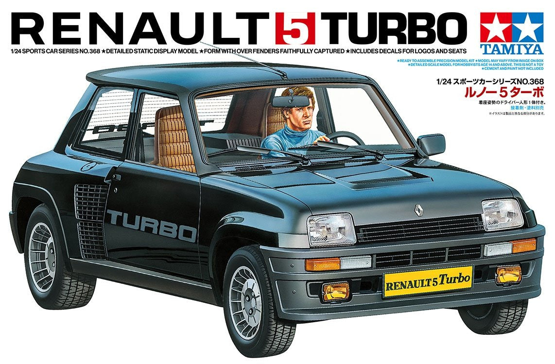 Renault 5 Turbo 1/24 Scale Tamiya 24368