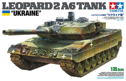 Leopard 2 A6 Tank "Ukraine" 1/35 Scale Tamiya 25207
